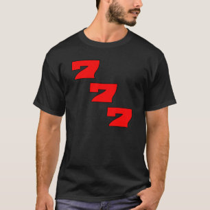 Shirt des Pachi Pachinko-Symbols 777