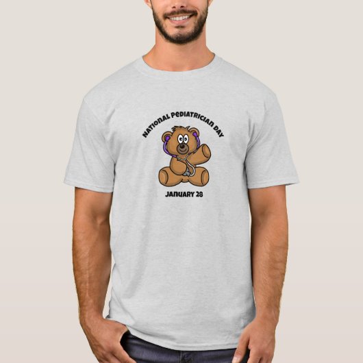 Shirt des Pädiaters Day Teddy Bear (Vorderseite)