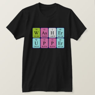 Shirt des periodisch wiederkehrenden Tabellenworts