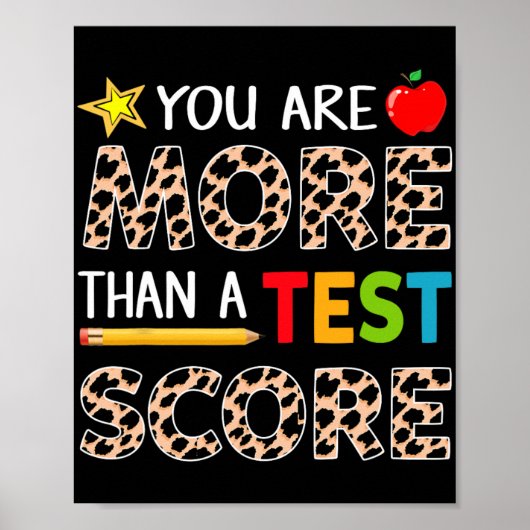 Shirt des Testtages Poster (Vorne)