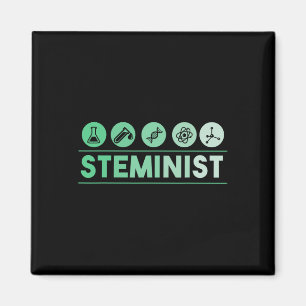 Shirt des Weißen Shirts zum Wissenschafts-Earth-Ta Magnet