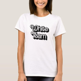 Shirt des White-Team-Farbkriegs