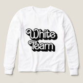 Shirt des White-Team-Farbkriegs (Design Vorderseite)