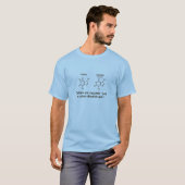 Shirt-Design für Koffein und Schokolade T-Shirt (Vorne ganz)