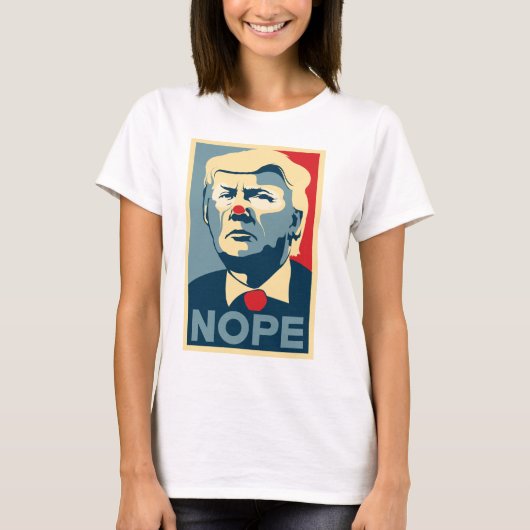 Shirt Donald Trump "NOPE" (Vorderseite)