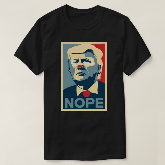 Shirt Donald Trump "NOPE" (Design vorne)