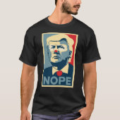 Shirt Donald Trump "NOPE" (Vorderseite)