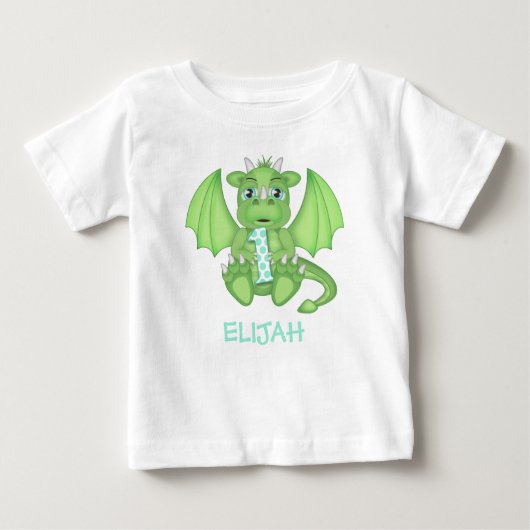 Shirt Dragon 1. Geburtstag - Personalisiert (Vorderseite)