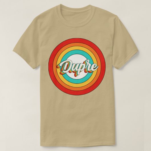 Shirt "Dupre Name" Vintag Dupre Circle (Design vorne)