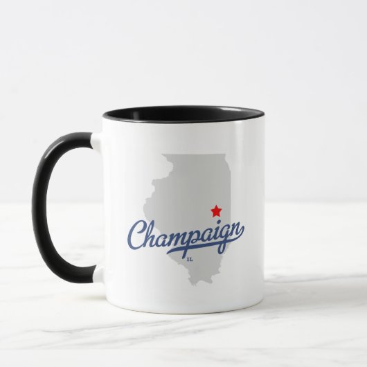 Shirt Ebenen-Illinois IL Tasse (Links)