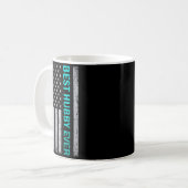 Shirt Ehemann Us Flagge Kaffeetasse (Vorderseite Links)