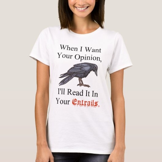 Shirt Eingeweide auf Weißem (Vorderseite)