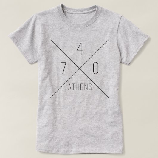Shirt-Entwurf 7 Athens Ohio T-Shirt (Design vorne)