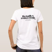 Shirt-Entwurf (Frauen) - "das offizielle Mädchen T-Shirt (Rückseite)