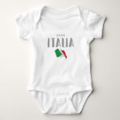 Shirt-Fahne für den Fußball in Italien Baby Strampler (Vorderseite)