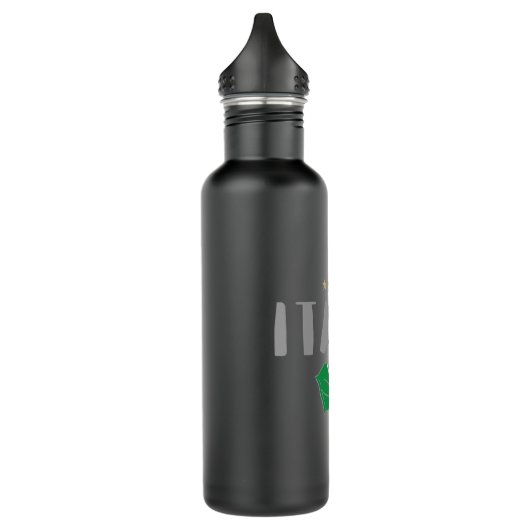 Shirt-Fahne für den Fußball in Italien Edelstahlflasche (Links)