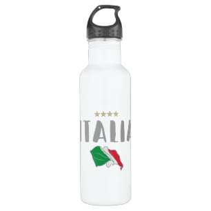 Shirt-Fahne für den Fußball in Italien Edelstahlflasche
