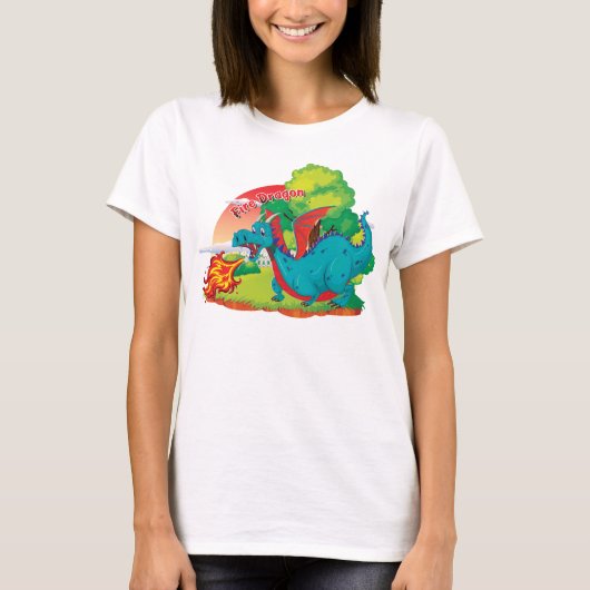 Shirt "Feuerdrachen - Frauen" (Vorderseite)