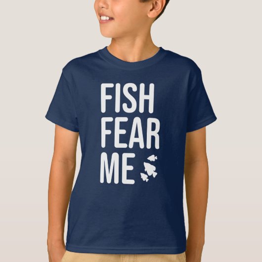 Shirt Fisch Fisch Fisch Fisch Angst Me (Vorderseite)