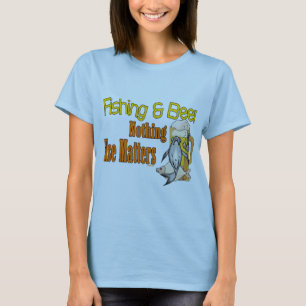Shirt Fischerei Spaß Angeln Bier Fischen