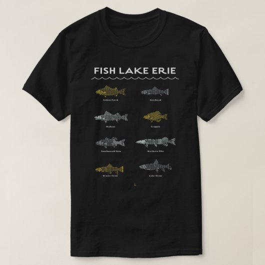 Shirt Fish Lake Erie (Design vorne)
