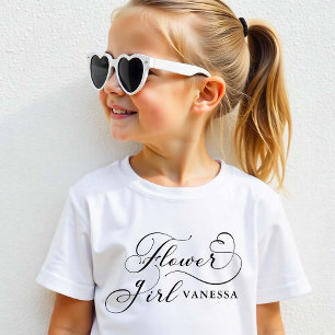 Shirt "Flower Girl Toddler" - Personalisierte Hoch