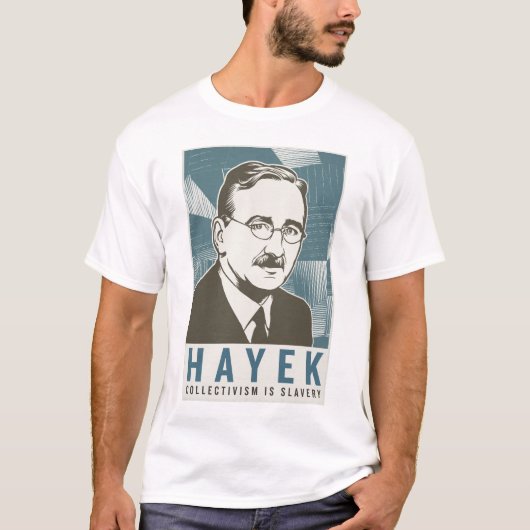 Shirt Friedrich von Hayek Vintage (Vorderseite)
