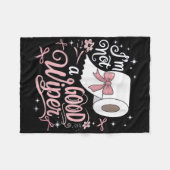 Shirt Funny im ist kein guter Wiper-Unannehmlichke Fleecedecke (Vorderseite (Horizontal))