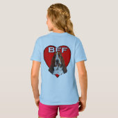 Shirt für Basiswerte BESTE FREUNDIN (Schwarz voll)