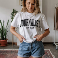 Shirt für benutzerdefinierte Journalisten für Schr