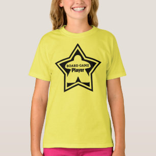 Shirt für das Brettspiel Player Black Frame Girls
