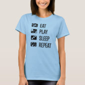 Shirt für das Spiel "Eat-Play-Sleep"-Wiederholung (Vorderseite)