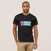 Shirt für den periodischen Tabellennamen (Vorne ganz)