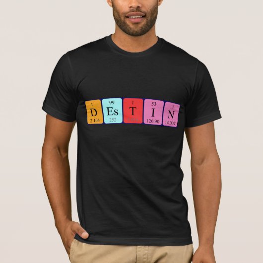 Shirt für den periodischen Tabellennamen (Vorderseite)