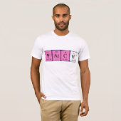 Shirt für den periodischen Tabellennamen (Vorne ganz)