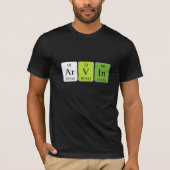 Shirt für den periodischen Tabellennamen (Vorderseite)
