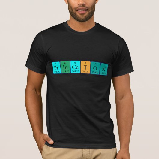 Shirt für den periodischen Tabellennamen (Vorderseite)