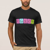Shirt für den periodischen Tabellennamen (Vorderseite)