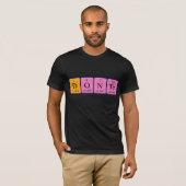 Shirt für den periodischen Tabellennamen Donte (Vorne ganz)