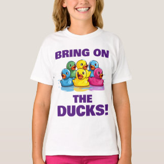 Shirt für die Enten anbringen