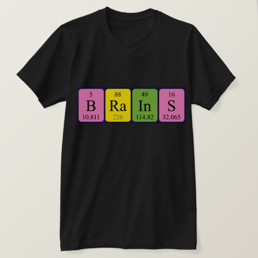 Shirt für die periodisch wiederkehrende Tabelle (Design vorne)