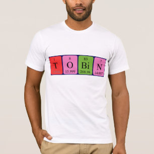 Shirt für die periodische Tabellenbezeichnung Tobi
