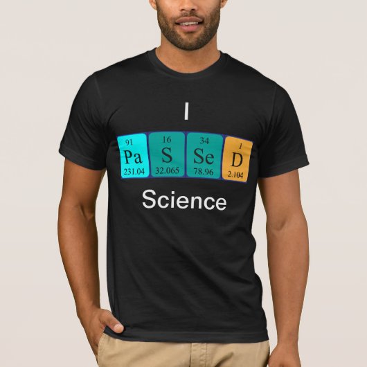 Shirt für die übergebene wissenschaftliche Periode (Vorderseite)
