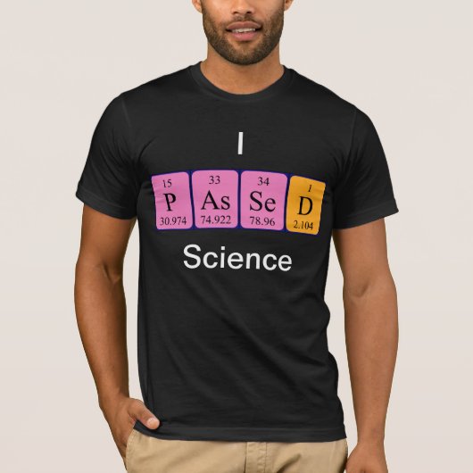 Shirt für die übergebene wissenschaftliche Periode (Vorderseite)