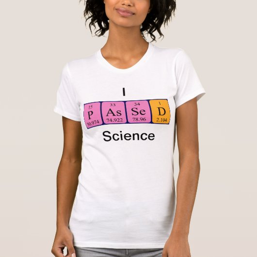 Shirt für die übergebene wissenschaftliche Periode (Vorderseite)