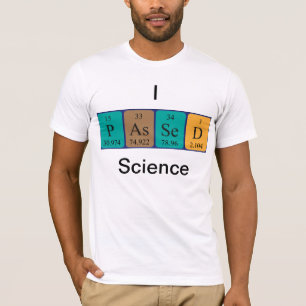 Shirt für die übergebene wissenschaftliche Periode