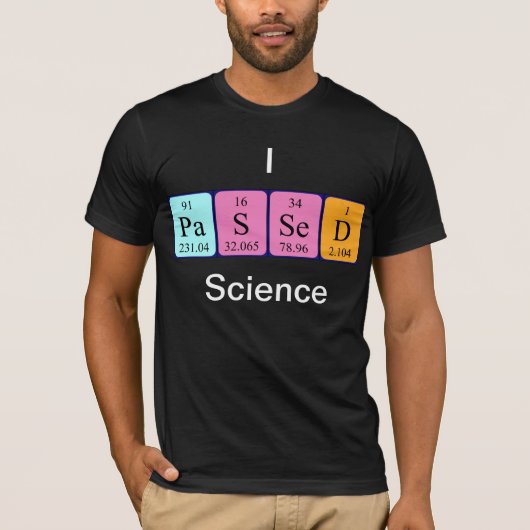 Shirt für die übergebene wissenschaftliche Periode (Vorderseite)