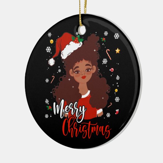 Shirt für die Weihnachtsfeier Keramik Ornament (Links)