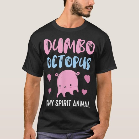 Shirt für Dumbo Couple | Octopus Design | Paar G (Vorderseite)