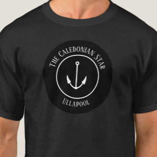 Shirt für ein Mitglied der Crew. Name und Hafen de